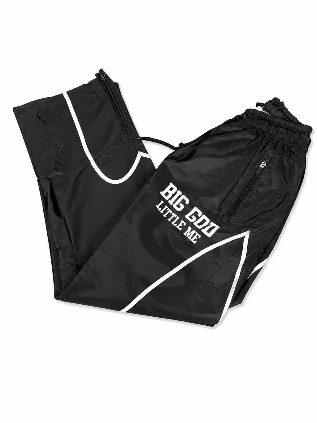 Big God Little Me Track Pants - Purple/Gold