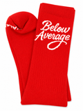 Below Average Crew Socks - Ember
