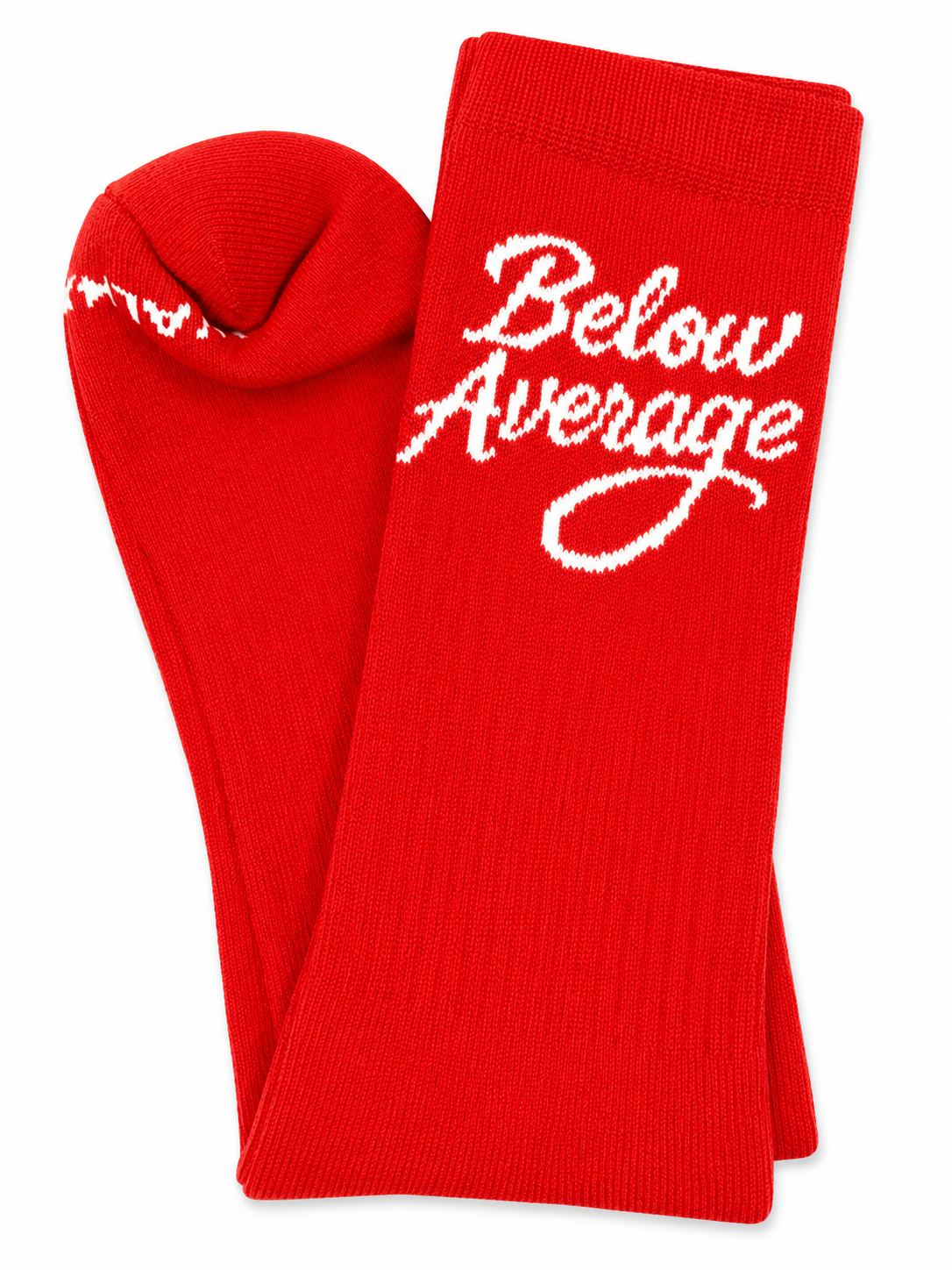 Below Average Crew Socks - Ember