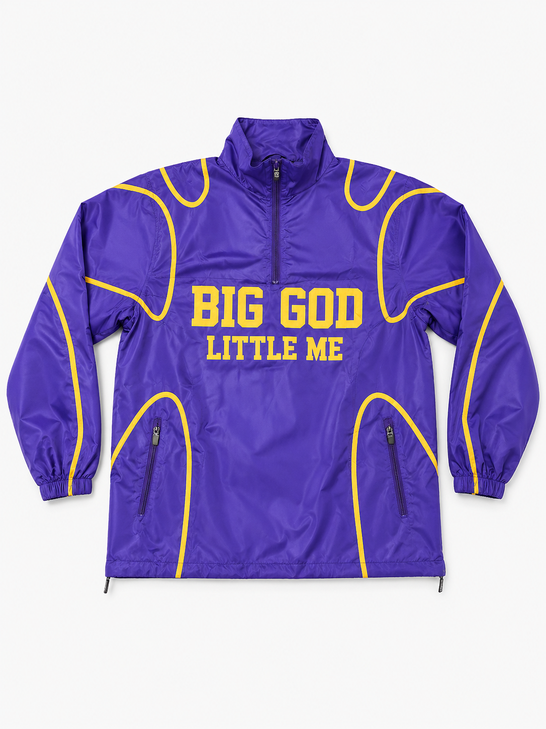 Big God Little Me Quarter-Zip Windbreaker