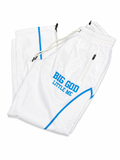 Big God Little Me Track Pants - White/Blue