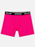 Below Average Boxer Briefs - Magenta