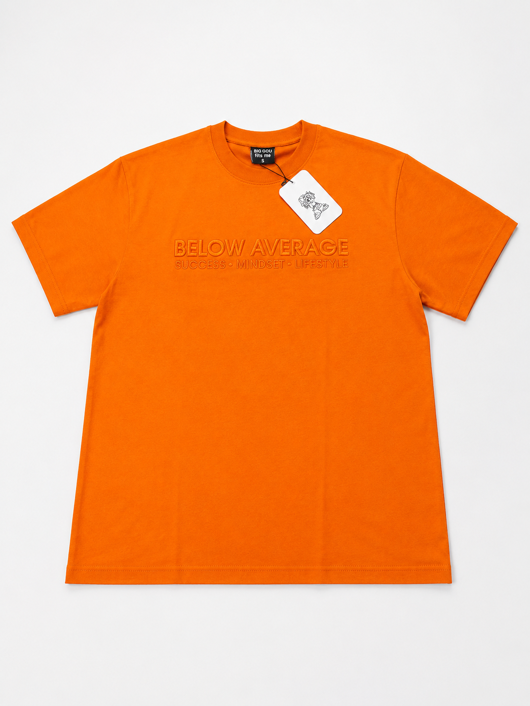 Below Average "Mindset · Lifestyle" Tee - Orange
