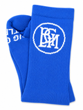 BGLM Monogram Crew Socks - Blue