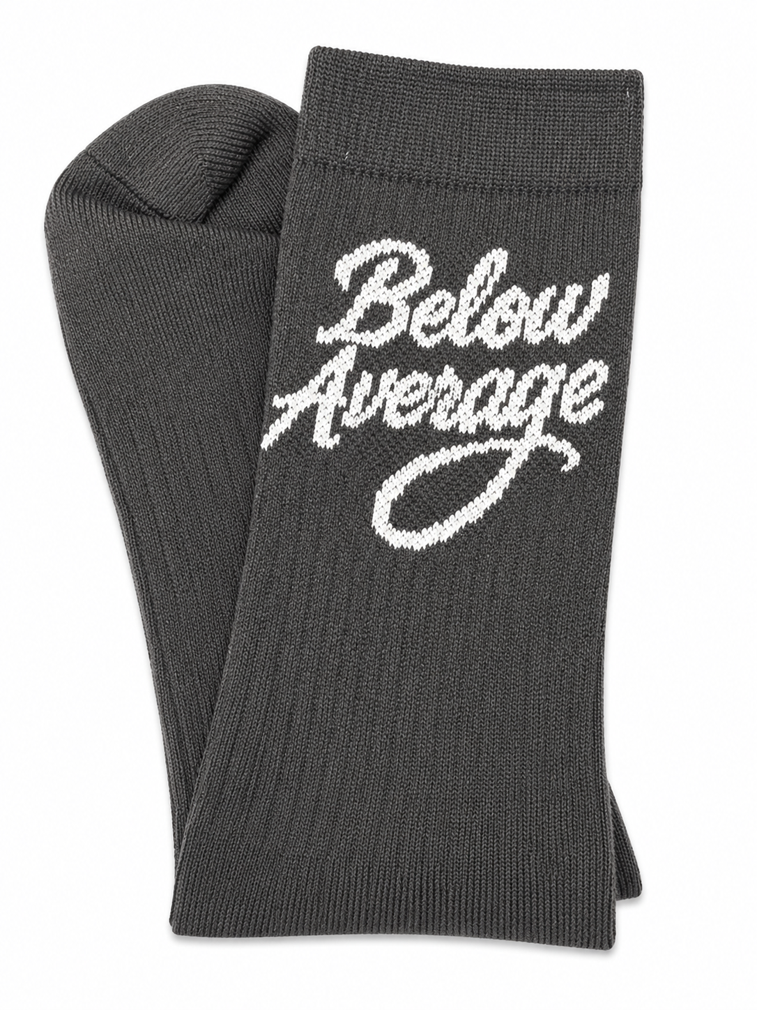 Below Average Crew Socks - Black