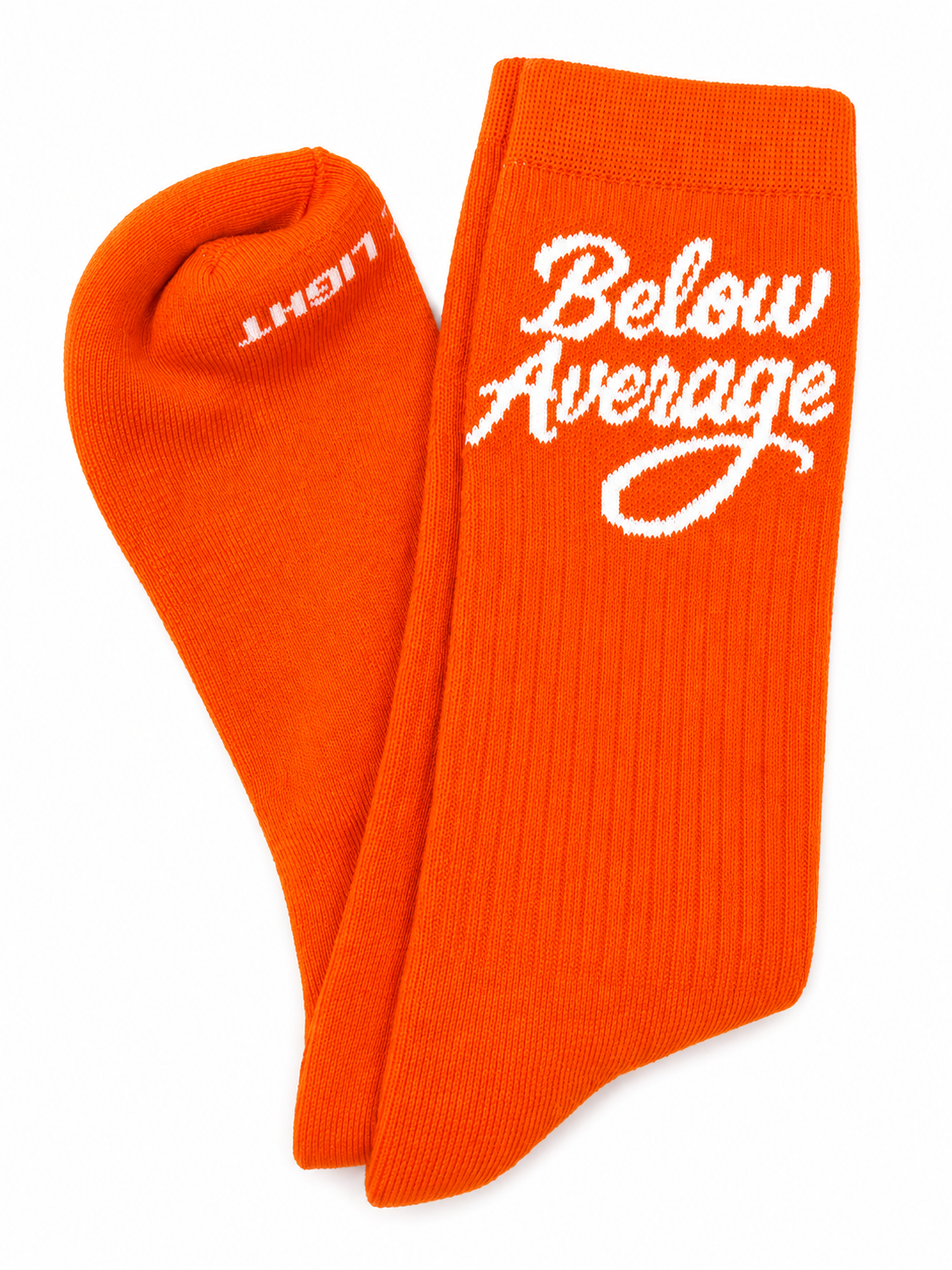 Below Average Crew Socks - Amber