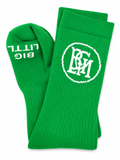 BGLM Monogram Crew Socks - Green