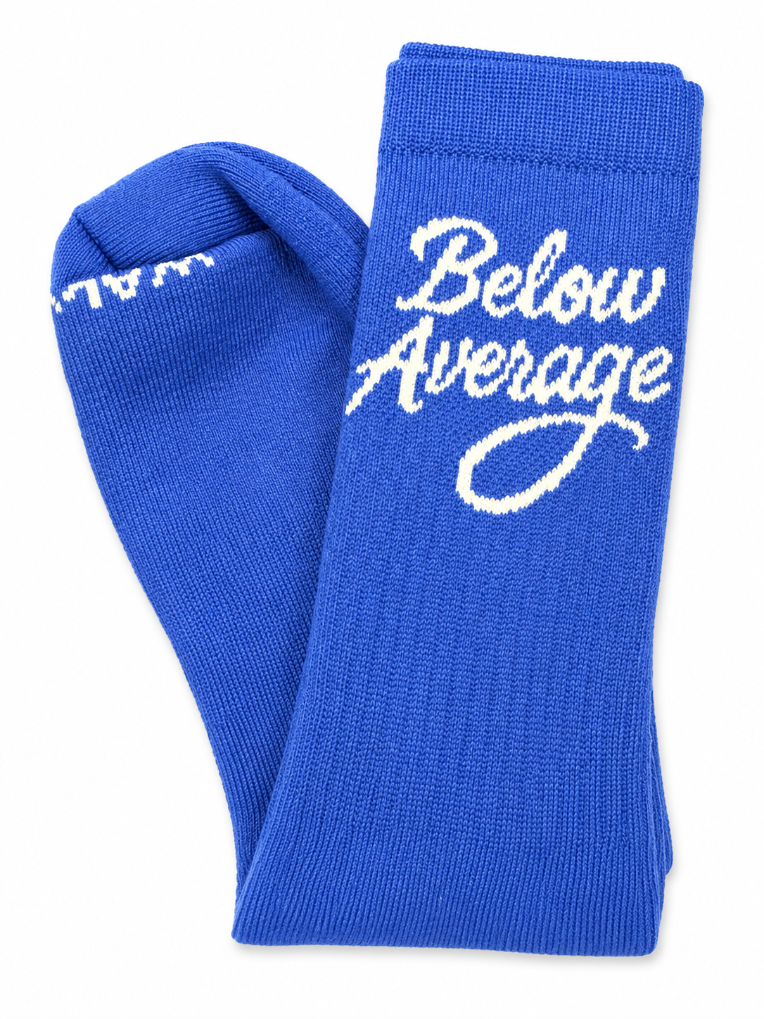 Below Average Crew Socks - Cobalt